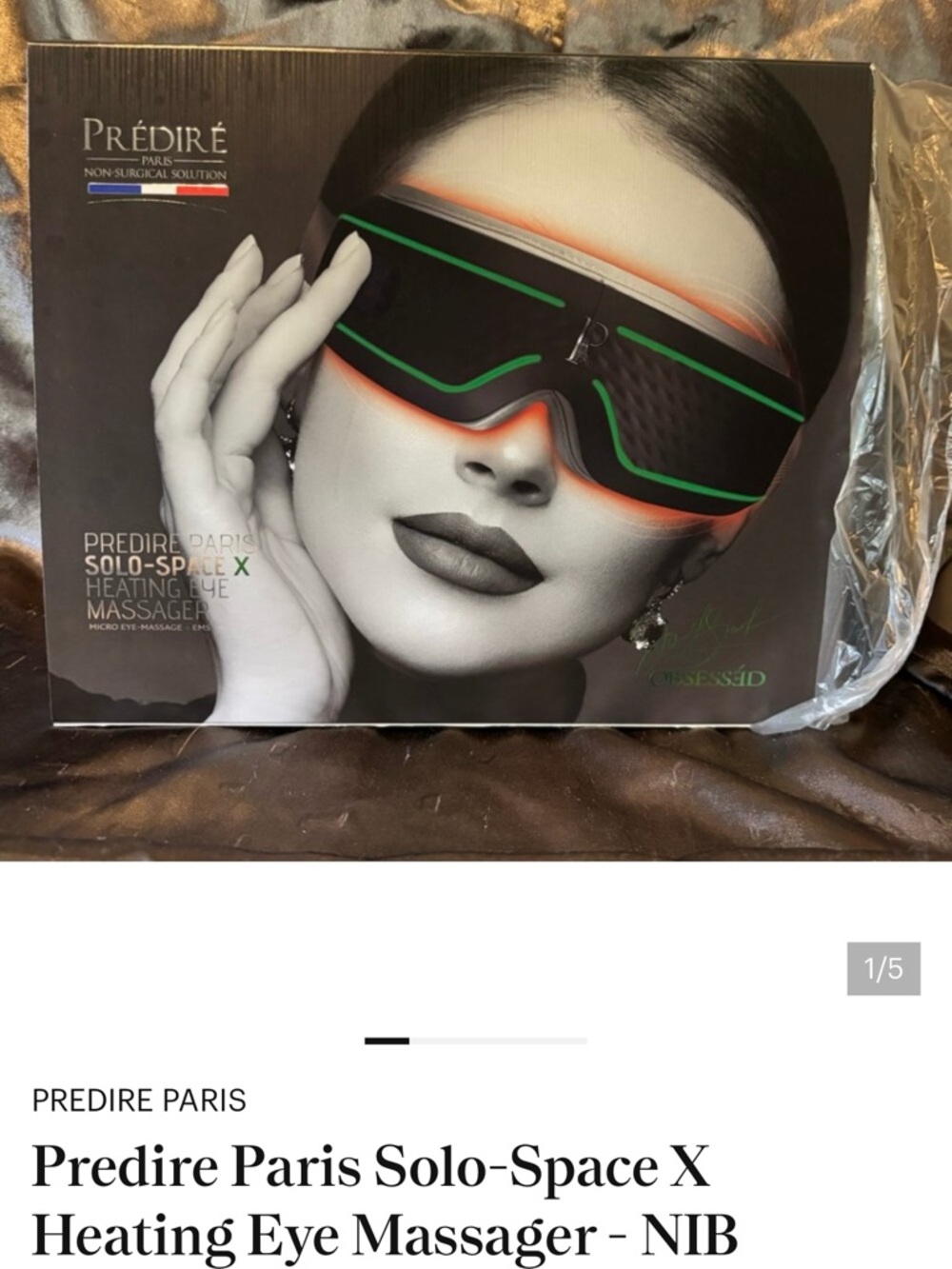 Predire Paris Solo-Space X Heating Eye Massager - NIB